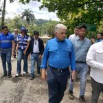 Eduardo Estrella visita zonas afectadas en Puerto Plata y evita declaraciones sobre daños