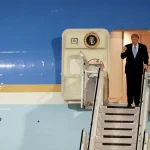 Donald Trump llega a Pekín para su segunda visita a China desde 2017
