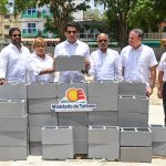 David Collado inicia el malecón Boca Chica y dos parques.